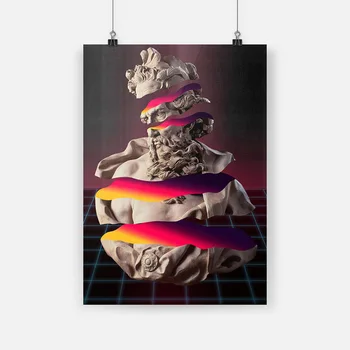 Panza Hd Printuri De Imagini Abstracte Perete Frumos Opera De Arta Pictura Acasă Decor Modular Poster Camera De Zi Nr Încadrată Neptun
