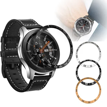 Inel Bezel Styling Rama Pentru Samsung Galaxy Watch 46mm 42mm Echipament S3 Frontieră Caz Capacul protector Inel Anti Protecție împotriva zgârieturilor