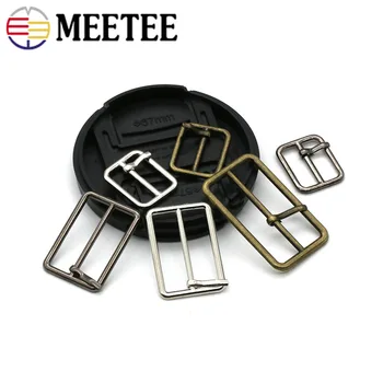 Meetee 5pcs 20-50mm Metal Catarama Centura Canadiană Reglabil Pin Catarame DIY Curea Chingi Slider Cârlig Regla Decor Incuietoare