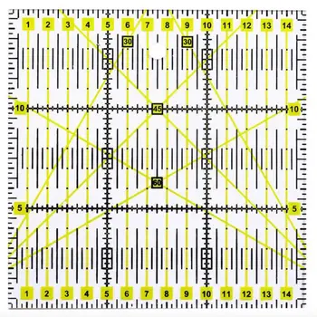 Multifuncțional Acrilice Mozaic Desen Conducător de Matlasare de Cusut, Instrumente de Măsurare 449C