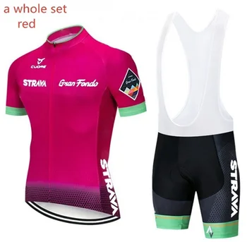 2019 STRAVA cycling jersey stil Bărbați mâneci scurte ciclism de îmbrăcăminte sport în aer liber mtb ropa ciclismo bicicleta
