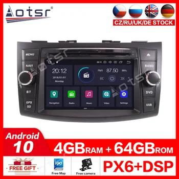 Android 10,0 4 + 64GB car Multimedia DVD player Pentru SUZUKI SWIFT 2011-2016 radio auto recorder GPS de navigare video, multimedia