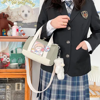 Stil Japonez Fata De Liceu Sac Sac De Nailon Ulzzang Harajuku Crossbody Genti Femei Sac De Mesager Geanta De Umar Pentru Femei Bolsa