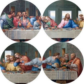 Da Vinci Cina Cea De Taină Picturi Reproduceri De Pe Perete De Arta Canvas Printuri Creștin Imagini Decorative Decor Acasă Cuadros