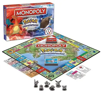 Reuniune De Familie Hasbro Monopoly Pokemon Monopol Edition Jocuri De Bord Interactiv Pentru Adulti Familie, Jocuri, Jucarii Educative