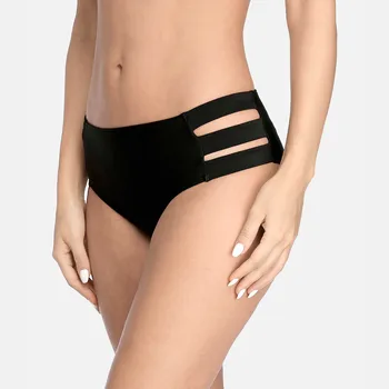 Attraco Înot Jos Femei Bikini Bottom Hollow-out, Costume de baie, Slipuri cu Talie Înaltă Sexy Trunchiuri de Înot