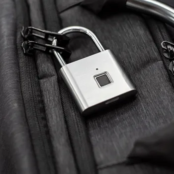 2020 Nouă amprentă inteligent lacăt USB Reîncărcabilă sistemului de acces fără cheie de Securitate Anti-Furt aliaj de Zinc ușă de blocare Inteligent Lacăt cip Inteligent