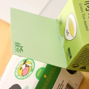 Coloffice creative cutie de Lapte extras convenabil autocolante pastă de Buzunar cafea cu lapte tampoane memo staționare școală, rechizite de birou