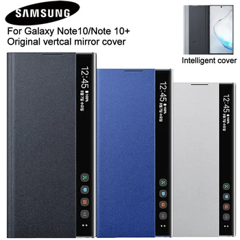 Original Samsung Oglindă Clear View Smart Cover Caz de Telefon Pentru Samsung Galaxy Nota 10 5G Notă X Nota 10+ Nota 10 PLUS 5G Caz Flip