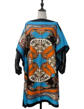 Lungime 100 Cm , Bust 100 Cm Gratuit Dimensiune Noua Moda Europeană Tipărite Tradiționale Africane partid Rochie Midi rochie caftan Kuweit