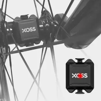 XOSS G+ Calculator Bicicleta cu GPS Set Centura de Ritm Cardiac Senzor de Viteză pentru Ciclism Cronometru Ecran LCD rezistent la apa IPX7, Cu Montare pe Set