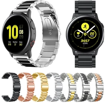 20MM Metal Curea Pentru Samsung Galaxy Watch Active 2 44mm 40mm Brățară Inteligent Pentru Galaxy Watch 42mm Echipament Sport/S2 Watchband Correa