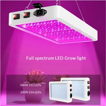 Full Spectrum LED-uri Cresc Light 410-730nm 1000W 1200W Fito Creștere Lampă Interioară Phytolamp pentru Plante, Flori, Legume cu efect de Seră să Crească Cort
