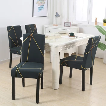 șir de caractere tipărite întinde acoperă scaun pentru sala de mese birou, scaun banchet protector material elastic fotoliu acoperi