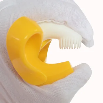 Copilul dentitie jucarie banana inel de silicon de mestecat a dintelui grijă musca stick cutie de cadou