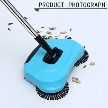 Multifuncționale de uz casnic din oțel inoxidabil sweeper mătură cu mâner de uz casnic de uz casnic aspirator podea robot