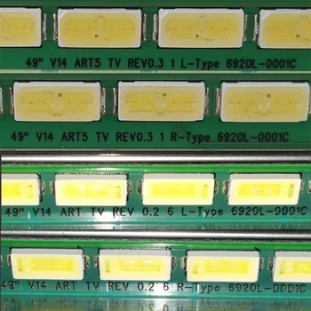 Matrice de LED-uri Baruri Pentru LG 49UB830V 49UB850V de Fundal cu LED Benzi Kit Matrix LED Lămpi Obiectiv Benzi 49