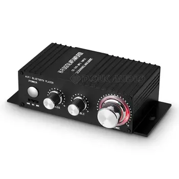 HiFi 100W Canal 2.0 Bluetooth Amplificator de Putere Stereo Receptor Audio Digital Amp pentru Masina Acasa Marine USB Music Player de la Distanță IR