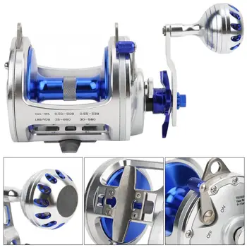 TR10000 Anti-coroziune Roată Role Accesorii pentru Pescuit la Mare 30kg Forța Maximă de Frânare Sea Fishing Reel Wheel accesorii