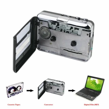USB Recorder Audio de Acasa MP3 Convertor Muzica Casetofon Portabil Super Pentru Laptop Bandă Digital Multifunctional
