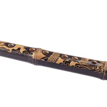 Dragonpad Dragonului Gravate Etnice Din China Instrument De Bambus Bawu Țeavă BaWu Flaut G/F Ton Instrumente Muzicale