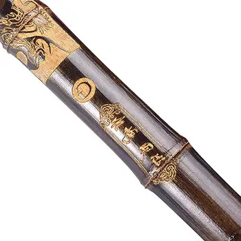 Dragonpad Dragonului Gravate Etnice Din China Instrument De Bambus Bawu Țeavă BaWu Flaut G/F Ton Instrumente Muzicale