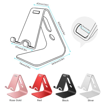 Universal din Aluminiu Suport Birou Titularul Titularul de Telefon Mobil Pentru iPhone Regla Unghiul Stand Metal Tablete Stand Pentru ipad