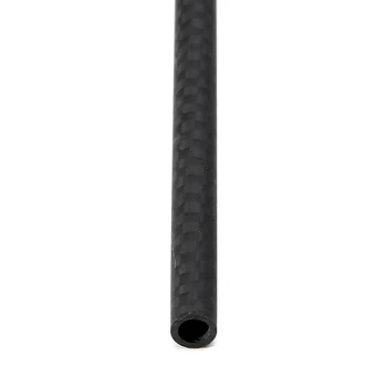 3K Suprafata Mata Simplu Țese Fibra de Carbon Tub Compozit de Înaltă Duritate Material Anti-UV Fibra de Carbon Tub de Lungime 500mm 13 Dimensiune