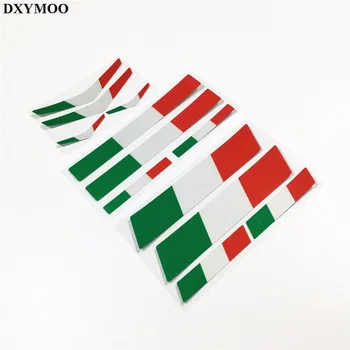 Drapelul național Italia Masina Decalcomanii Autocolant Reflectorizant Motor Race Casca Autocolant Barele de protecție pentru Piaggio Vespa