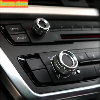 Auto Styling Aer Condiționat Butoane Audio Cerc Trim Accesorii Pentru BMW 1 2 3 4 5 Seria 7 X1 X3 X4 X5 X6 F10 F30 F15 F16 F20