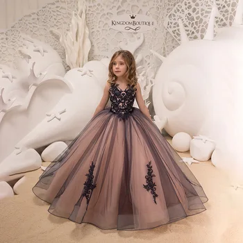 Rochie de bal Rochii Lungi Elegante Fete Dress Pentru Copii Fata Rochie de Printesa Nobil Copil Fata de Nunta, Haine Copii Petrecere YCBG1817