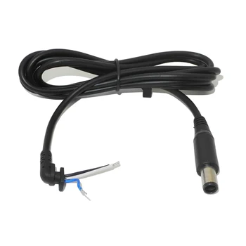 1,5 M 7.4 x 5.0 mm Putere DC Jack Adaptor Încărcător Conectați Cablul Conector Cablu de Alimentare Cablu cu LED Lumina pentru Laptop Dell