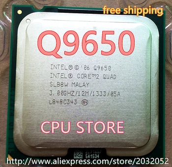 Intel Core 2 Duo Q9650 2 QUAD Q9650 Procesor(3.0 GHz /12MB Cache /FSB 1333 )pe Desktop-ul LGA 775 CPU