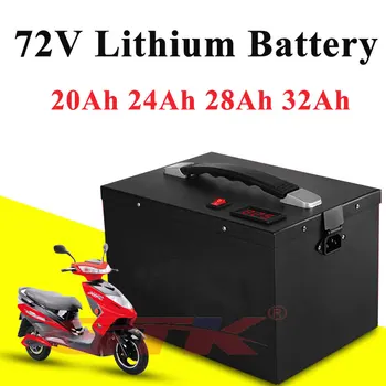GTK 72V 20Ah/24Ah/28Ah/32Ah litiu li-ion baterie pentru scuter electric motociclete electrice sursă de alimentare de rezervă +3A încărcător