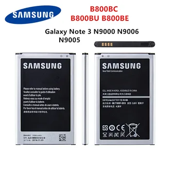 SAMSUNG Orginal B800BC B800BU B800BE baterie 3200mAh Pentru Samsung Galaxy Note 3 N900 N9002 N9005 N9006 N9008 N9009 cu WO