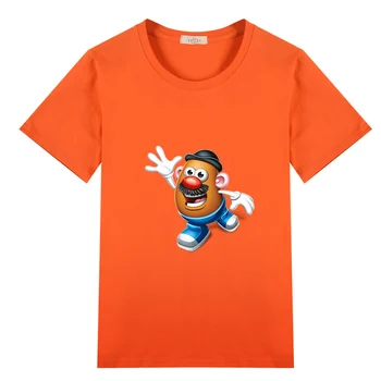 Domnul Cap de Cartof băiatul T-shirt cu Maneci Scurte Topuri Tricou Tricouri Îmbrăcăminte pentru fete pentru Copii