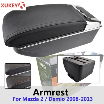 Xukey Cotiera Centrală Pentru Mazda 2 2008 - 2013 Consola Centru Negru De Stocare De Styling Auto Cutie Scrumiera 2009 2012