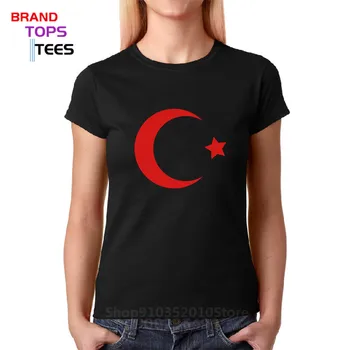 Turcia T-Shirt Femei De Sex Feminin Casual Bumbac Topuri De Vara Tricou Maneca Scurta Streetwear Casual Amuzant Steaguri Turcești Tricou