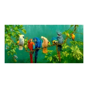 Natura Peisaj Pictura Decorativa Tropicală Papagal Animal Print Poster Living Intrarea Decor De Perete De Arta Imagini