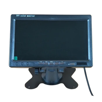 Universal 7 Inch ecran HD de Masina Monitor 1024*600 Security Monitor de Asistență de Parcare pentru Masina din Spate Vedere aparat de fotografiat Sârmă Conecta