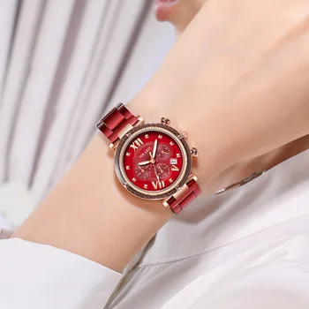 Moda neregulate Ceasuri Doamnelor Femei de Lux Simplu Analog Cuarț Ceas de sex Feminin din Oțel rezistent la apă de Afaceri calendar Ceas de mână