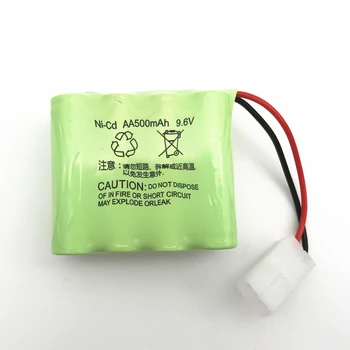 1buc 500mah Ni-MH bateria 9.6 v rc baterie 9.6 v nicd acumulator 8x aa ni-cd pilas recargables 9.6 v pack pentru masina rc jucărie baterie