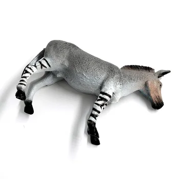 2 buc Antilope, Zebra măgar figurina din Plastic Ambarcațiune Model Animal home decor de basm în miniatură decoratiuni de gradina DIY accesorii de jucarie