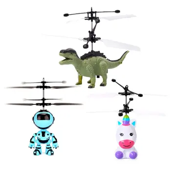 Robot de Suspendare Inducție Avioane pentru Copii Suspensie Jucărie de Iluminat Jucărie Elicopter care Zboară Jucărie Reîncărcabilă Drone