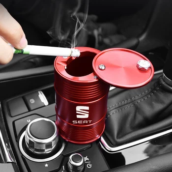 Pentru Seat Leon FR MK2 MK3 5F Ibiza, Altea logo-ul Auto personalitate creatoare de moda high-end pentru țigarete, scrumiere