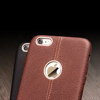 QIALINO din Piele Telefon Mobil Caz pentru iPhone6 6s de Moda de Lux, Ultra-Slim, Capacul din Spate pentru iPhone6 plus 6s 4.7/5.5 inch