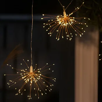 500 de Led-uri de Papadie foc de Artificii Lumini 3M Ghirlanda de Crăciun Șir de Lumini de Basm de Crăciun Anul Nou Acasă Fereastra de la Dormitor Decor Iluminat