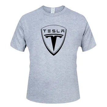 Vara Noua moda pentru bărbați Tesla tricou bărbați ' s bumbac cu mânecă scurtă tricou amuzant de haine hip-hop T-shirt