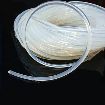 Clar silicon cauciuc benzi rotund dia solid 1 2 3 4 5 `10 12 mm lumina LED-uri în aer liber pulverizare publicitate pânză cutie de lumină