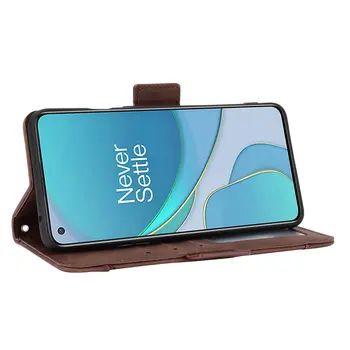Pentru OnePlus 8 T 8 Pro de Lux Caz Un Plus 8T Flip Capacul Detașabil Slot pentru Card de Suport de Telefon pentru Oneplus 8T Caz 1+ 8Pro rezistent la Șocuri